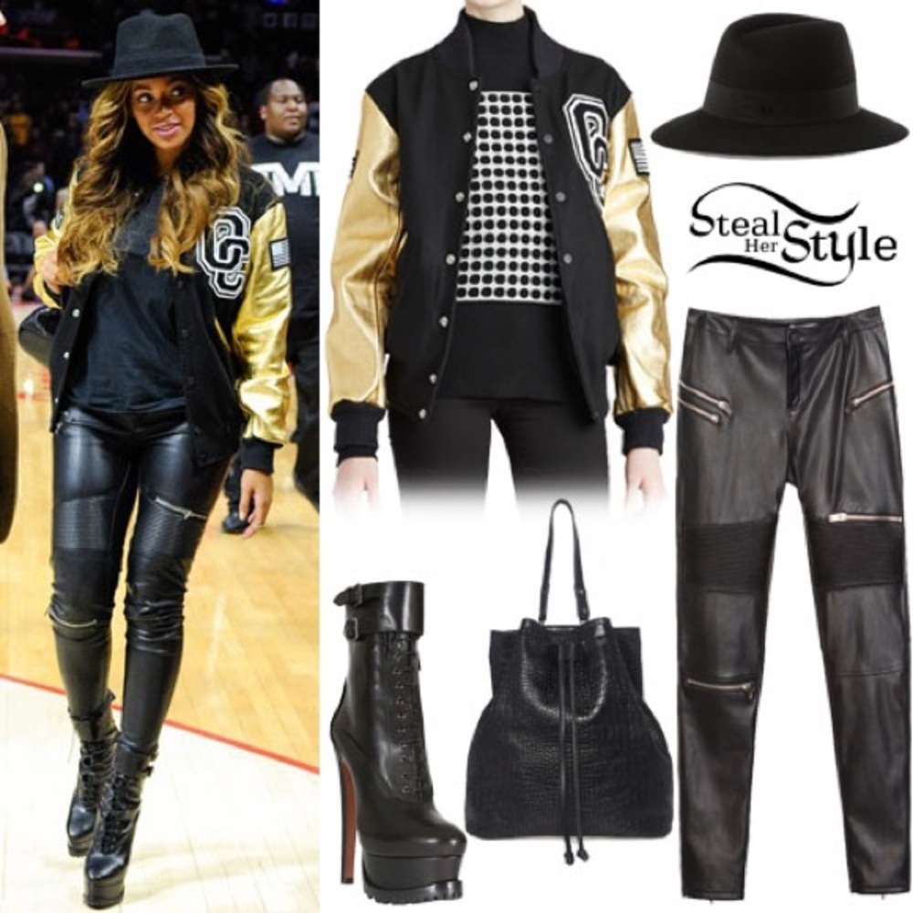 Faux leather Moto pants - as seen on Beyoncé 🐝